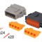 Conector Automotive DTM 2x12 pe cablu