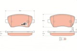 TRW GDB3396 COTEC set placute frana,frana disc