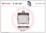 BREMBO P 50 072 PRIME LINE set placute frana,frana disc