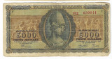 Bancnota 5000 drahme 1943 - Grecia