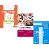 Pachet Bacalaureat 2026. Limba si literatura romana, Matematica M1. Teste si Fizica 100 variante rezolvate - Mihaela Dobos, Rodica Manolescu, Doru Bad