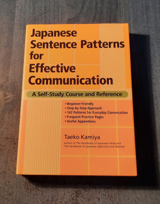 Japanese sentence patterns for Effective communication self study Taeko Kamiya foto