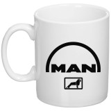 Cana alba personalizata &quot;Logo MAN&quot;, INOVATIX&reg;. 330ml