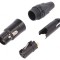 Mufă XLR Mamă 3-Pin pe Cablu Contacte Bronz
