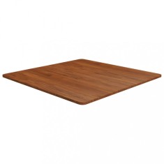 vidaXL Blat de masă pătrat maro &icirc;nchis 80x80x1,5 cm lemn stejar tratat
