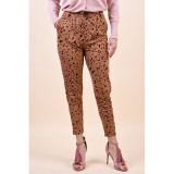 Pantaloni Only Poptrash Easy Apaloosa Chipmunk Print Leopard, Maro, M, S
