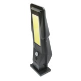 Lampa solara LED 186lm cu panou solar 1.3W/5.5V, baterie 3.7V/2.4 Ah si senzor miscare IP54 Breckner Germany