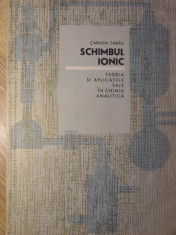 SCHIMBUL IONIC. TEORIA SI APLICATIILE SALE IN CHIMIA ANALITICA - CARMEN SABAU foto