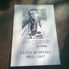 ION I. MOTA VIATA SI OPERA 1922-1937