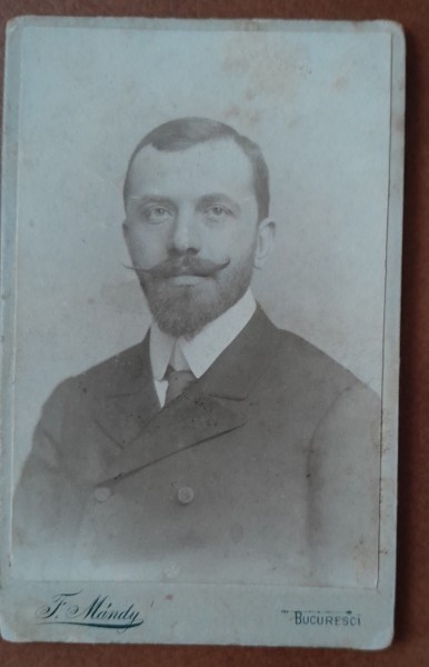 Fotografie pe carton, Dr. Const. Bacaloglu (1871-1942)