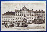 Bucovina - 1924 - Cernauti - Piata Unirii - printata, circulata catre Calimanesti, 2 timbre intacte, stampila lizibila