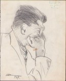 A1723 Schiță de Dimitrie &bdquo;Puiu&rdquo; Eitel, 1939, semnată