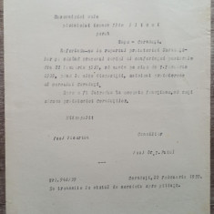 Document numire in functia de asistent protoieresc al Cercului Cernauti, 1939