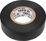 Banda electroizolanta PVC 19 mm x 20 m x 0.13 mm neagra YATO