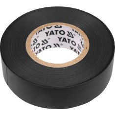 Banda electroizolanta PVC 19 mm x 20 m x 0.13 mm neagra YATO