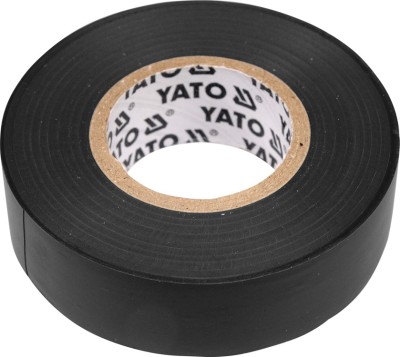 Banda electroizolanta PVC 19 mm x 20 m x 0.13 mm neagra YATO foto