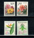 Cehoslovacia 1980 - Flori, flora, serie neuzata