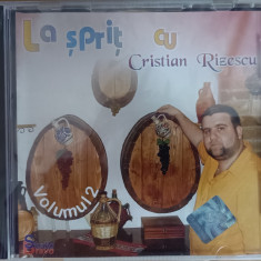 Cristian Rizescu - La șpriț , cd sigilat cu muzică de petrecere și manele