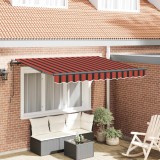 vidaXL Cortina Retractabilă Manual Portocaliu 250 x 200 cm țesătură 3329376
