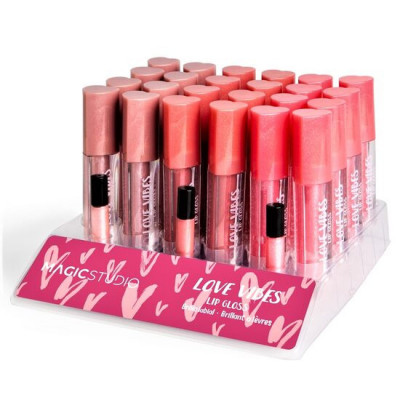 Set 24 bucati Gloss buze Love Vibes Magic Studio 50610, 3 g. foto