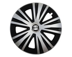 Set 4 Capace Roti Autohelix MSA&reg; potrivite jantelor de 15 inch, pentru Seat, model Glory Mix