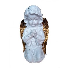 Statueta decorativa, Inger, Alb, 33 cm, DVAN0704-3G