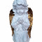 Statueta decorativa, Inger, Alb, 33 cm, DVAN0704-3G