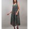ROCHIE LUNGA CU BRETELE COLORATA MANDALE ALESSIA Verde S-M