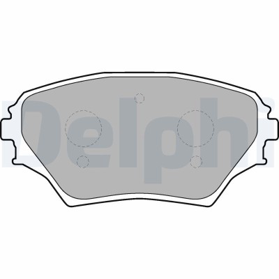 DELPHI LP1632 set placute frana,frana disc foto