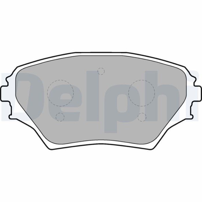 DELPHI LP1632 set placute frana,frana disc