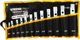 Set chei tubulare duble Strend Pro 12 piese 6x7&ndash;30x32 mm, zincate