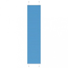 vidaXL Jaluzea plisată Albastru 40x200 cm Lățime țesătură 39,4 cm 4015199