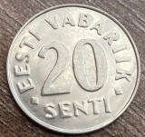 C50 - Moneda foarte veche - Estonia - 20 senti - 1999