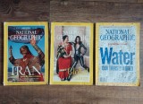 Lot 3 reviste National Geographic July 1999, August 1999, april 2010, in limba engleza