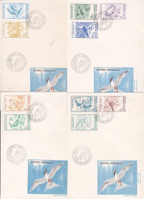 bnk fil FDC - Uzuale Pasari acvatice 1990 foto