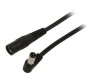 Cablu DC 5,5/2,5 mm Mufă-Soclu &icirc;n Unghi 2x0,5mm&sup2;, WEST POL