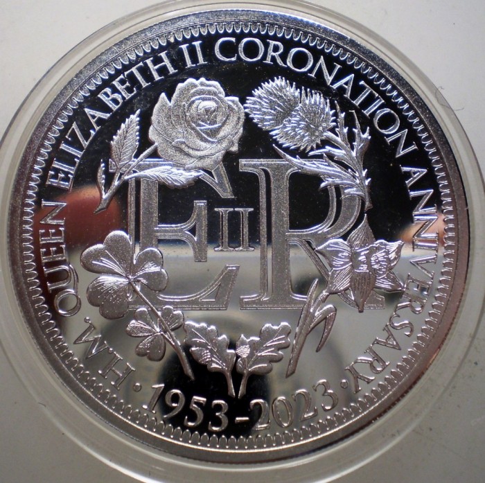 5.188 SET 3 MONEDE INSULELE SOLOMON ISLANDS ELIZABETH II CORONATION 2023 PROOF