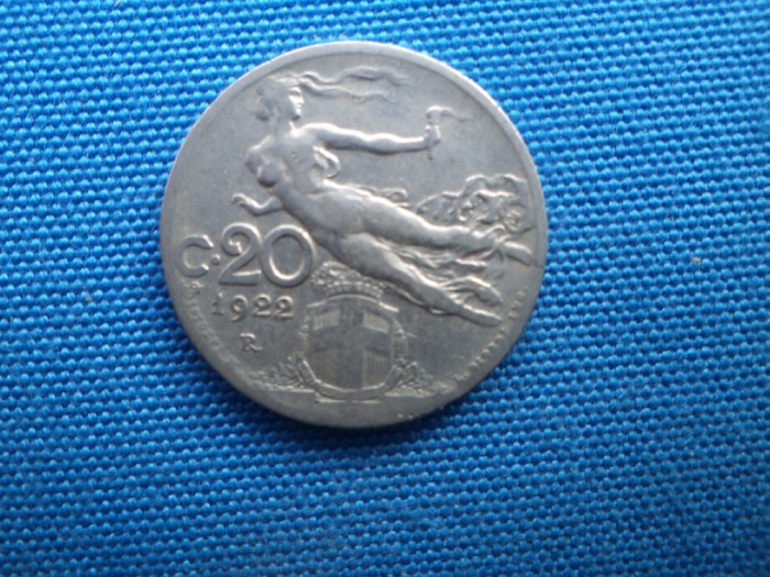 20 CENTISIMI 1922 -ITALIA