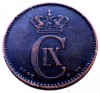 7.867 DANEMARCA 2 ORE 1891 CS, Europa, Bronz