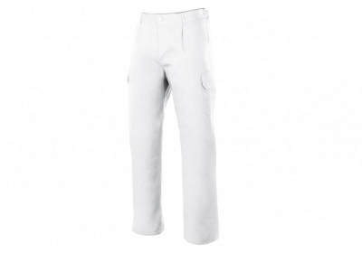 Pantaloni cu buzunare multiple VELILLA 345, culoare alba, marimea 40 - OUTLET foto
