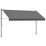 Cumpara ieftin Copertina retractabila, antracit, 350x150 cm, textil si otel