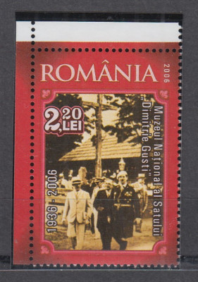 2006 LP 1721 MUZEUL NATIONAL AL SATULUI GUSTI SERIE MNH foto