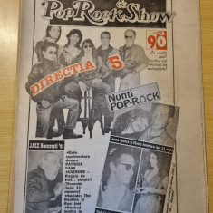 Pop rock & show octombrie 1992-jazz johnny raducanu,patricia kaas,foto directia5