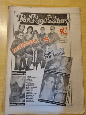 Pop rock &amp;amp; show octombrie 1992-jazz johnny raducanu,patricia kaas,foto directia5 foto