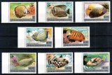 Congo (Kinshasa) 2001, Mi #1584a-1584h, fauna, pesti, supratipar Belgica 2001, MNH. RARE!!!