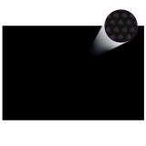 Folie Solara Piscina 6x4m vidaXL, Negru, Incalzire Apa, Prelata Termica, Protectie UV, Economie Chimicale, PE