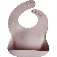 Mushie Silicone Baby Bib bavețică Daisy 1 buc