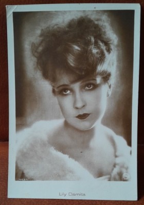 Carte postala, Lily Damita, actriță și c&amp;acirc;ntăreață franco-americană, 1904-1994 foto