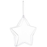 Cumpara ieftin Decoratiune tip stea, acrilica, 10 cm, transparent