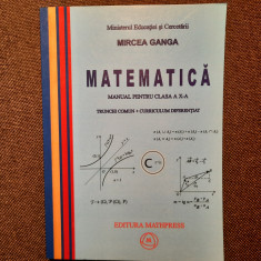 MATEMATICA MANUAL PENTRU CLASA A X A M1 MIRCEA GANGA